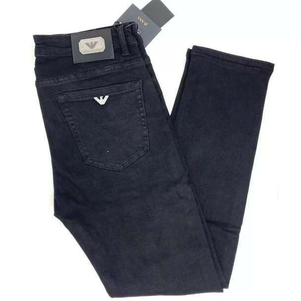 Armani Straight Cut Jeans Black
