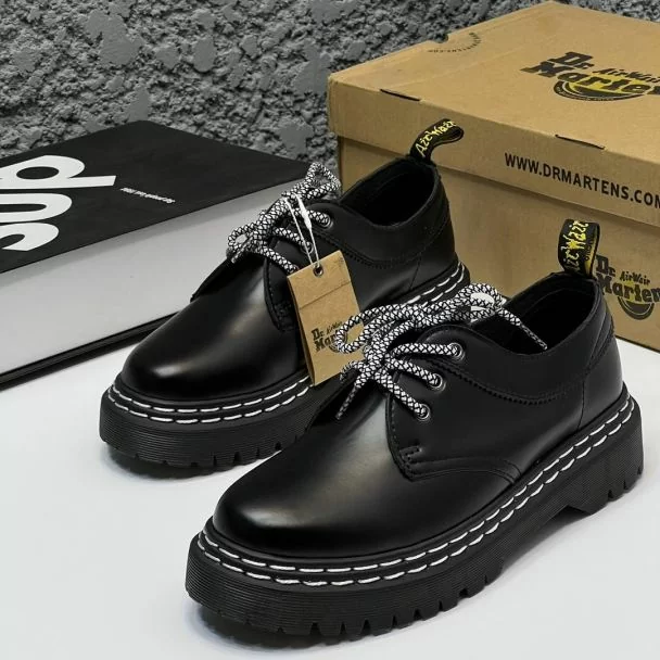 Dr Martens Black Shoe 01