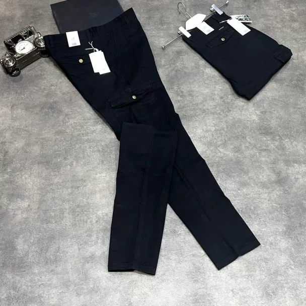 Calvin Klein Cargo Combat Chinos Black