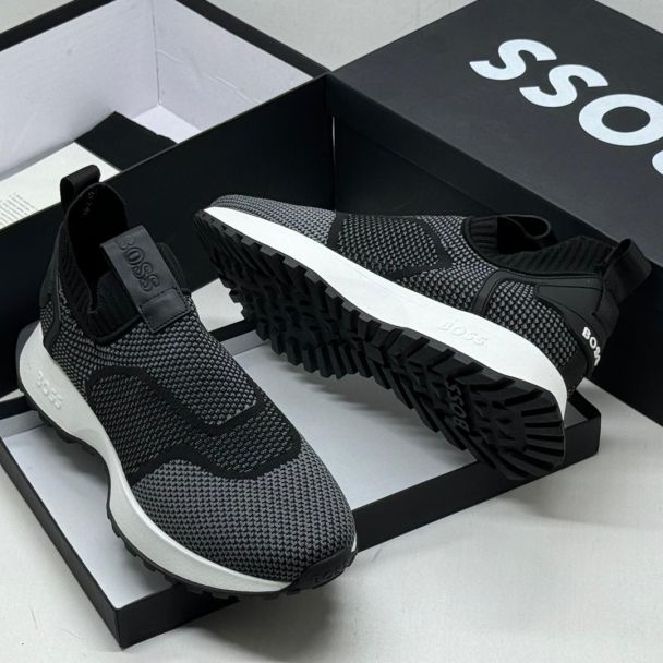 Hugo Boss Slip On Casual Sneakers "Gray UM-3"
