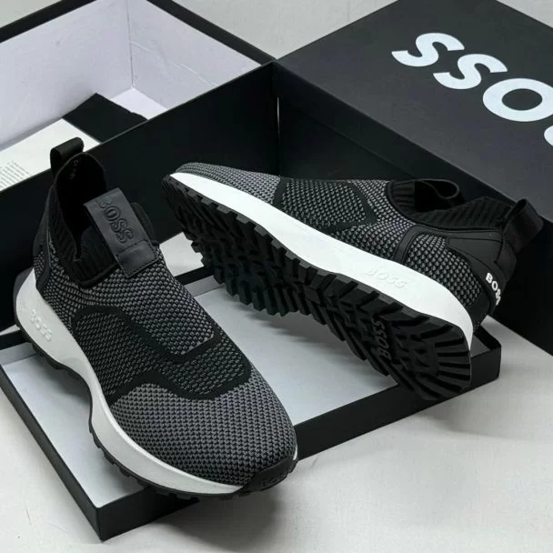 Hugo Boss Slip On Casual Sneakers "Gray UM-3"