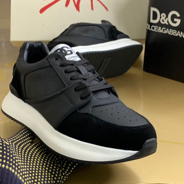 DG Casual Sneakers Black White
