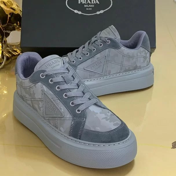 Prada Casual Sneakers "Gray Camo"