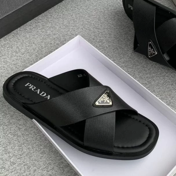 Prada Pam Slippers Black