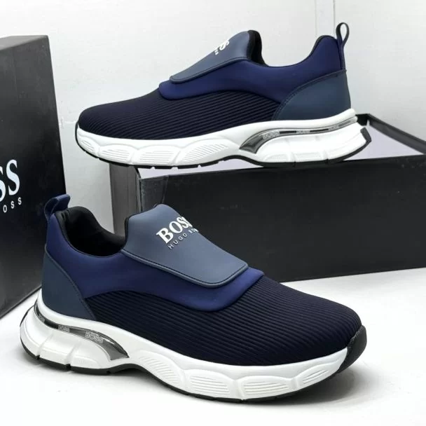 Hugo Boss Slip-On Sneakers Blue