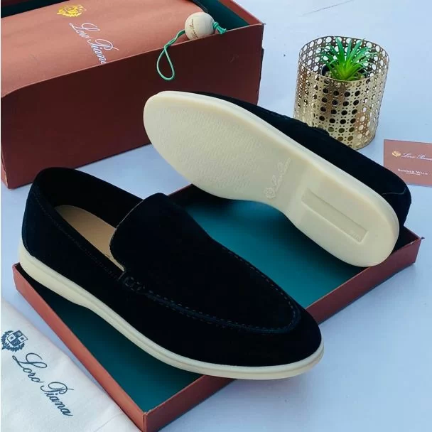 Loro Piana Slip-On Shoe Black