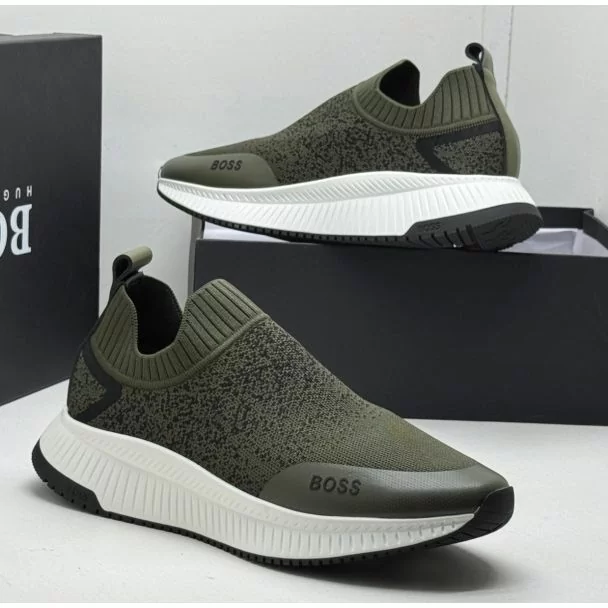 Hugo Boss Slip-On Sneakers Army Green
