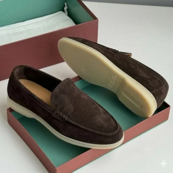 Loro Piana Slip-On Shoe Coffee Brown