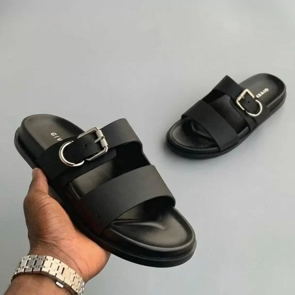 Givenchy Strap Slide Pam Slippers Black
