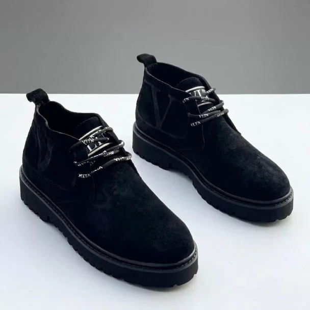 Valentino Mid Top Boot Black