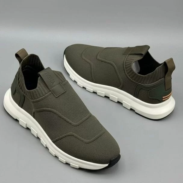 Zegna Sneakers Army Green