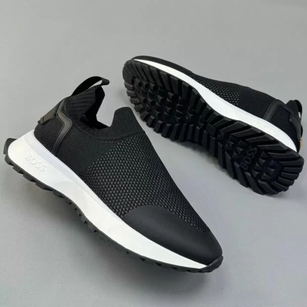 Hugo Boss Slip-On Sneakers Black
