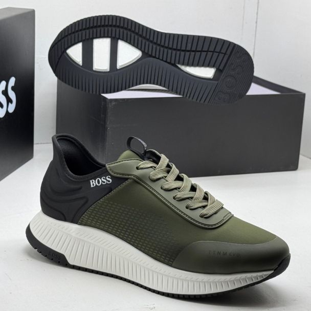 Hugo Boss Sneakers Army Green Mix