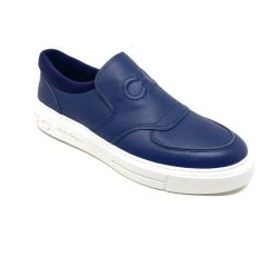 Casual Sneaker Loafers By Salvatore Ferragamo "Navy Blue"