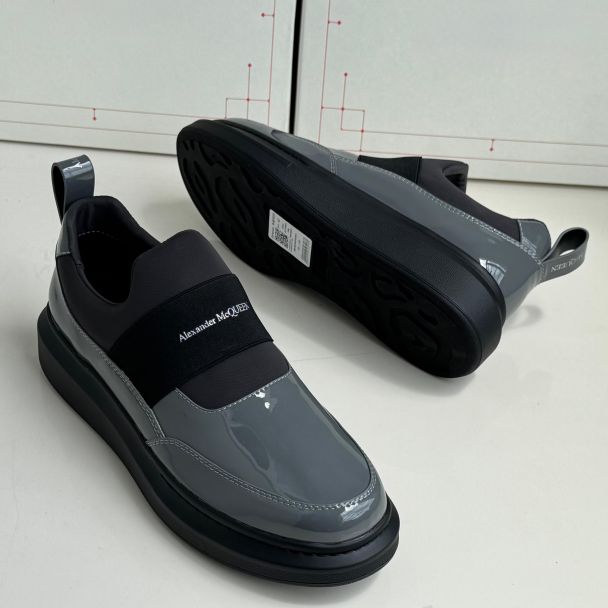 Alexander Mcqueen Slip-On Sneakers Grey Black